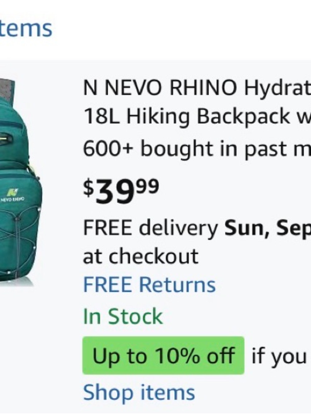 Hiking Backpack - Picture 6 of 6